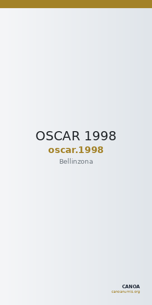 OSCAR 1998 — CANOA