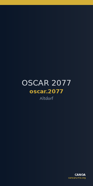 OSCAR 2077 — CANOA