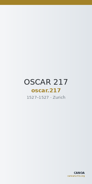 OSCAR 217 — CANOA