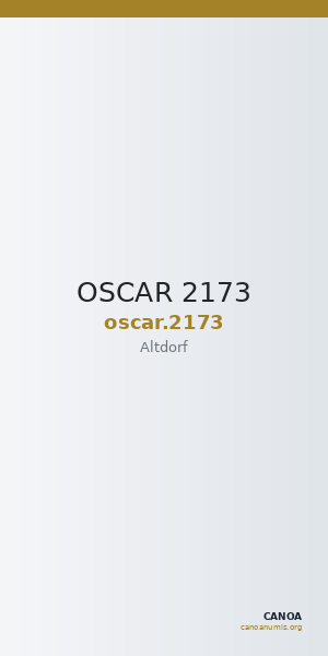 OSCAR 2173 — CANOA