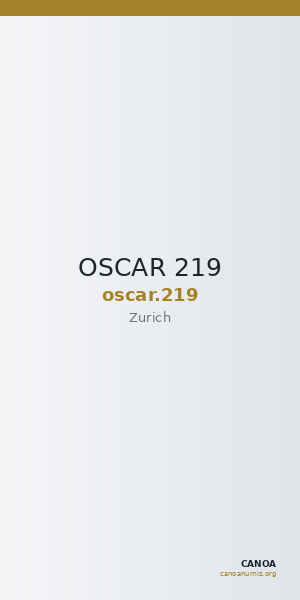 OSCAR 219 — CANOA