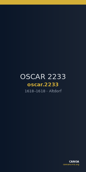 OSCAR 2233 — CANOA