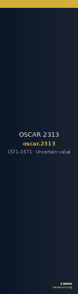OSCAR 2313 — CANOA