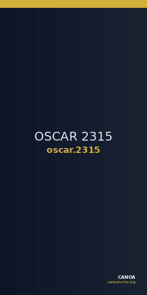 OSCAR 2315 — CANOA