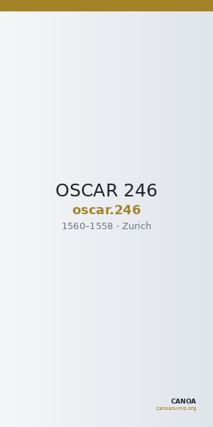 OSCAR 246 — CANOA