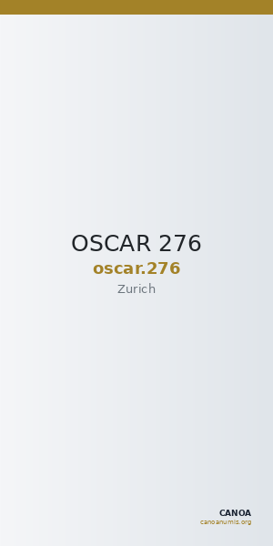 OSCAR 276 — CANOA