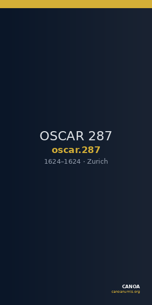 OSCAR 287 — CANOA