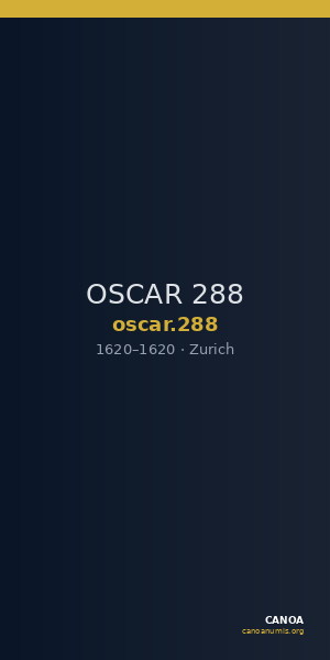OSCAR 288 — CANOA