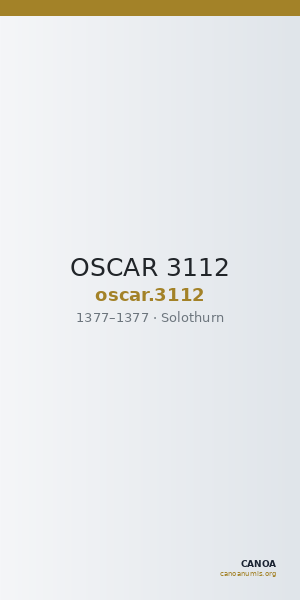 OSCAR 3112 — CANOA