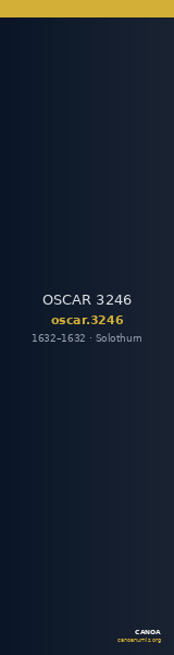 OSCAR 3246 — CANOA