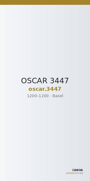 OSCAR 3447 — CANOA