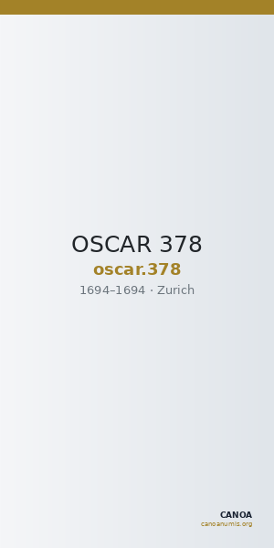 OSCAR 378 — CANOA