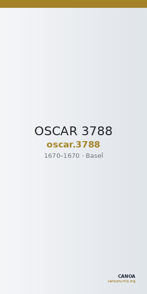 OSCAR 3788 — CANOA