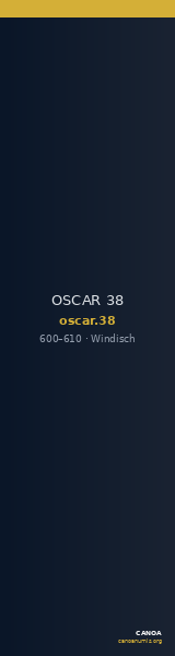OSCAR 38 — CANOA