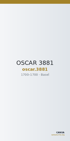 OSCAR 3881 — CANOA