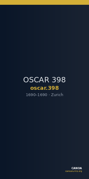 OSCAR 398 — CANOA
