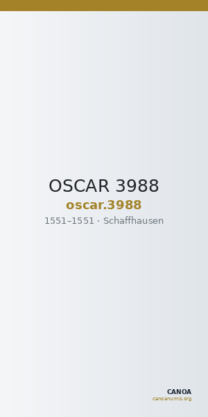 OSCAR 3988 — CANOA