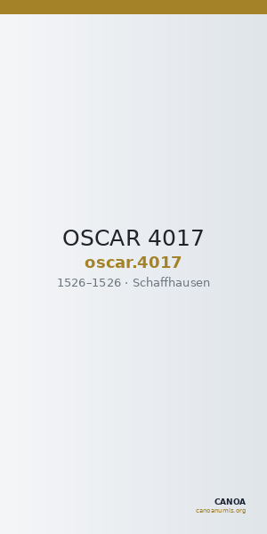OSCAR 4017 — CANOA