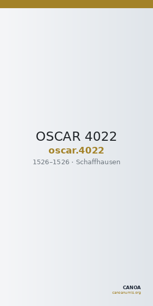 OSCAR 4022 — CANOA