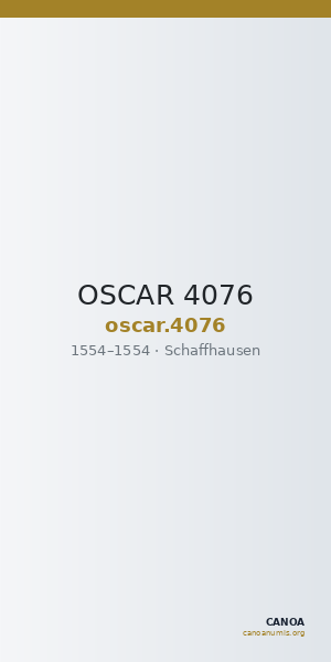 OSCAR 4076 — CANOA
