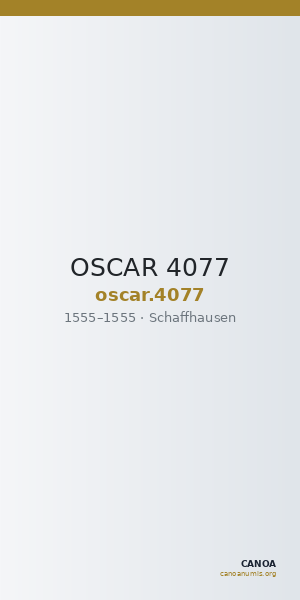 OSCAR 4077 — CANOA