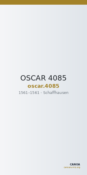 OSCAR 4085 — CANOA