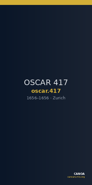OSCAR 417 — CANOA