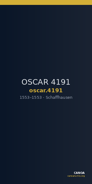 OSCAR 4191 — CANOA