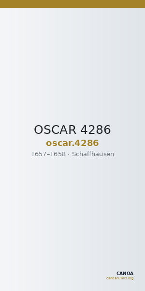 OSCAR 4286 — CANOA
