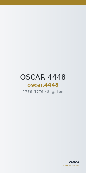 OSCAR 4448 — CANOA