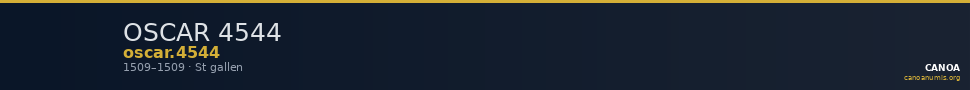 OSCAR 4544 — CANOA