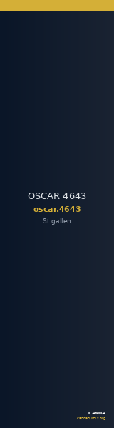 OSCAR 4643 — CANOA