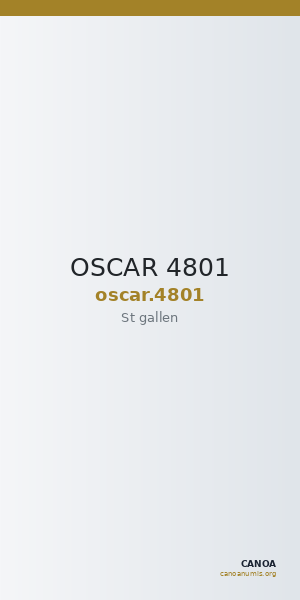 OSCAR 4801 — CANOA