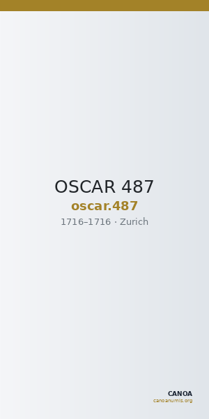 OSCAR 487 — CANOA