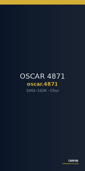 OSCAR 4871 — CANOA