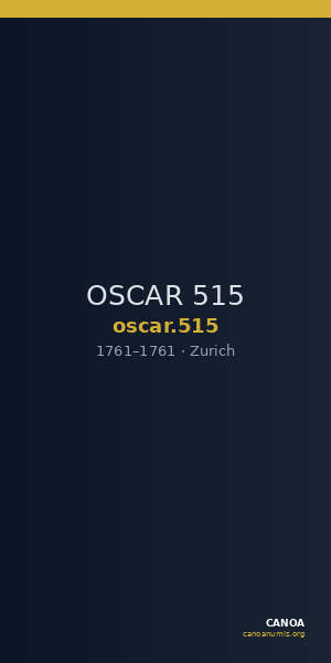 OSCAR 515 — CANOA