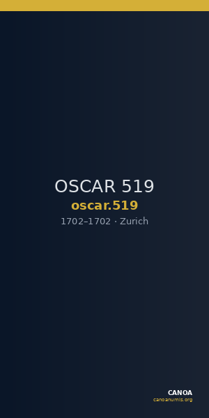 OSCAR 519 — CANOA