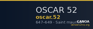 OSCAR 52 — CANOA