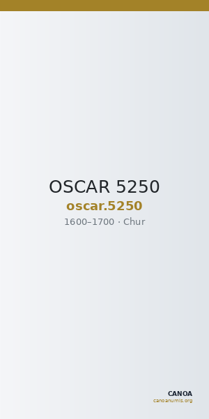 OSCAR 5250 — CANOA