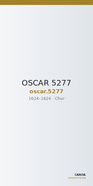 OSCAR 5277 — CANOA