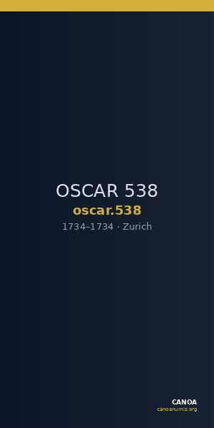 OSCAR 538 — CANOA