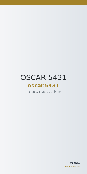OSCAR 5431 — CANOA