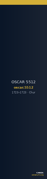 OSCAR 5512 — CANOA