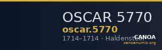 OSCAR 5770 — CANOA