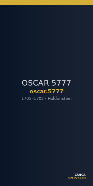 OSCAR 5777 — CANOA