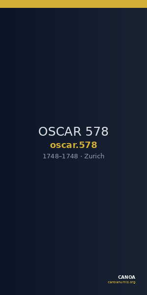 OSCAR 578 — CANOA
