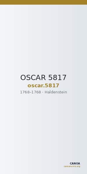 OSCAR 5817 — CANOA