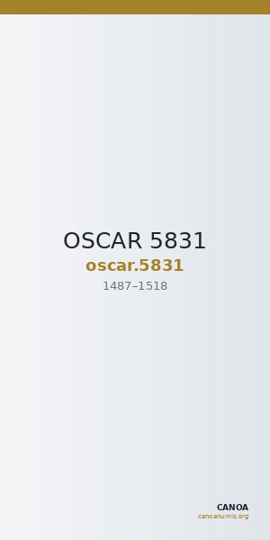 OSCAR 5831 — CANOA