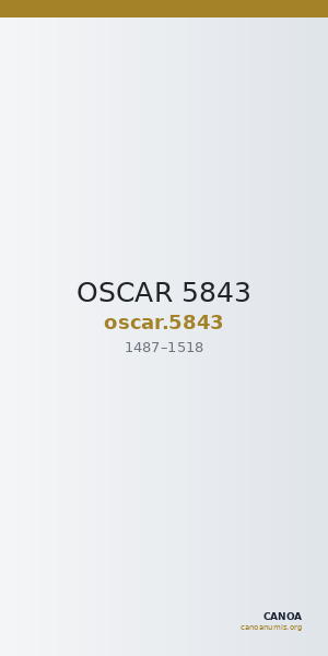 OSCAR 5843 — CANOA