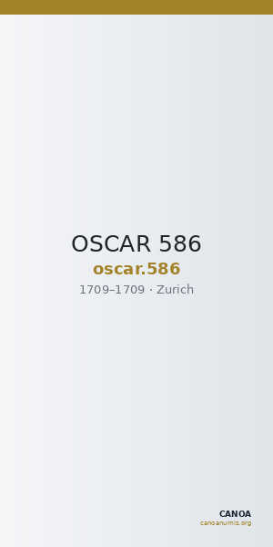 OSCAR 586 — CANOA